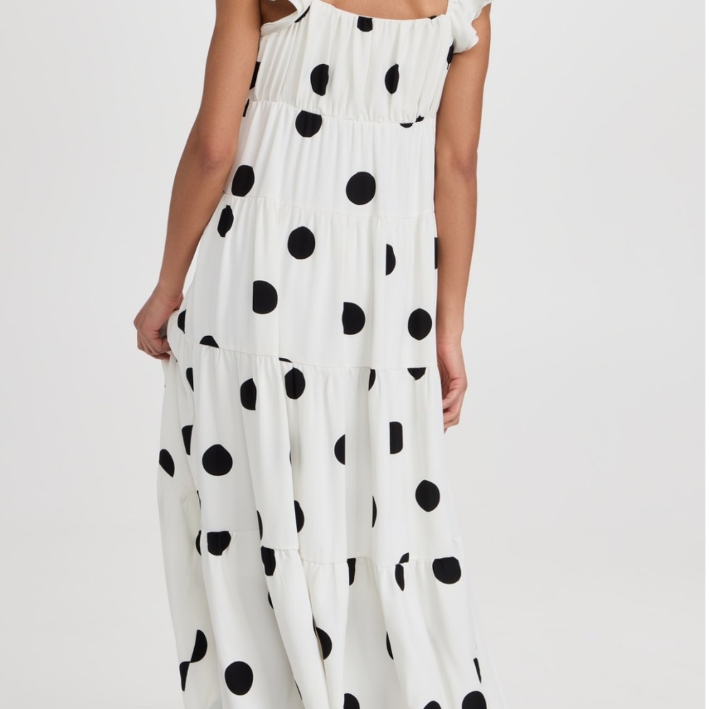 English factory polka dot maxi dress - Picture 2 of 3